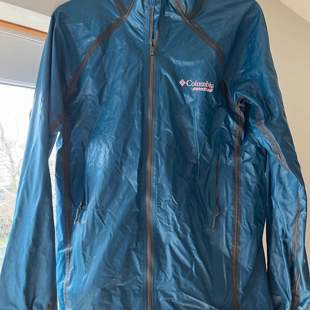Columbia Blue Windbreaker Jacket